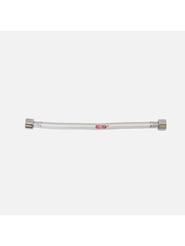 Chilly Gloss Finish 600MM 24Inch PVC Silver Connection Pipe CP-PVC-600