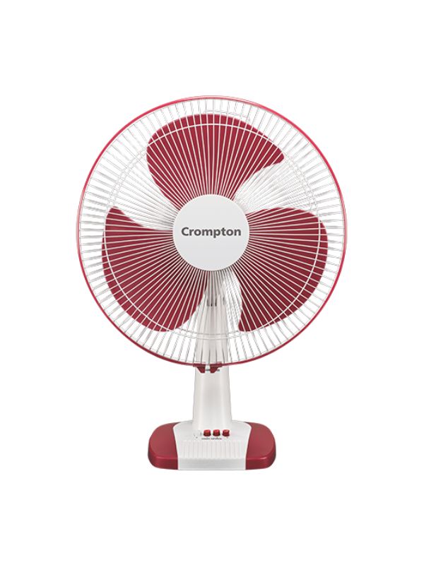 Crompton Greaves High Speed 400mm Table Fan-105W-2100rpm-Crimson Red-HS400CR