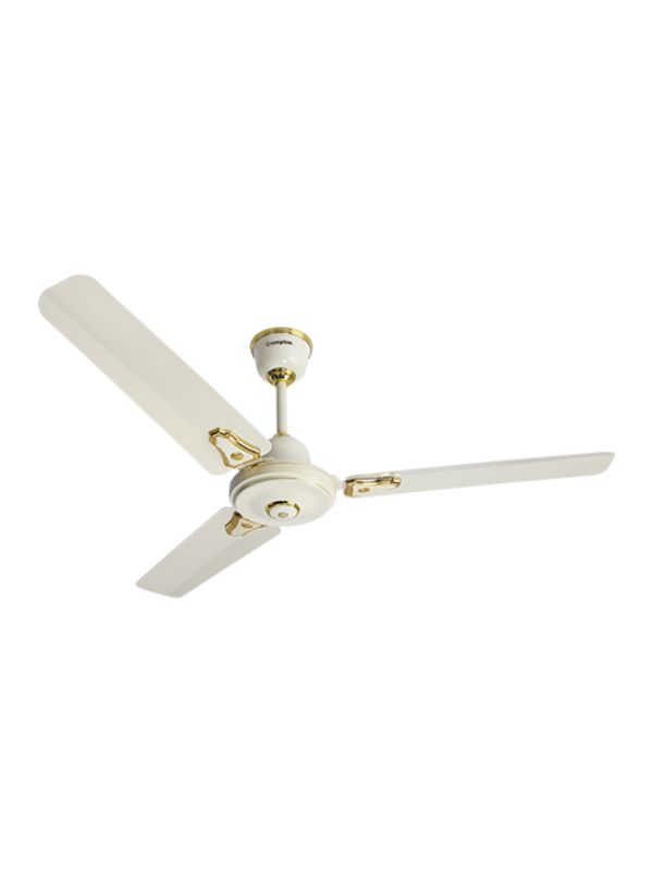 Crompton Greaves HS Decor Plus 1200mm Energy Efficient Ceiling Fan-53W-370rpm-Ivory-HSDCR-PLS-IVBR