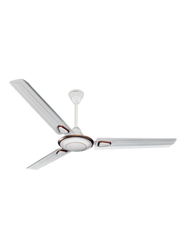 Crompton Greaves Super Briz Deco 1400mm Basic Ceiling Fan-80W-300rpm-Smoked Brown-SBRZD-SMK-BR-14