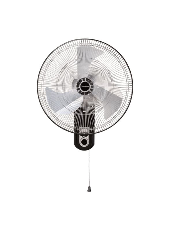 Crompton Greaves SStorm2 450mm Wall Mounted Fan-90W-1350rpm-Black-SS2WMF450SB