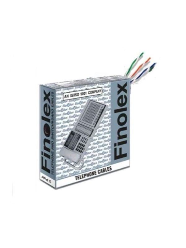 Finolex Grey 0.5mm 3 Pair PE Insulated Telephone Cable-31050033