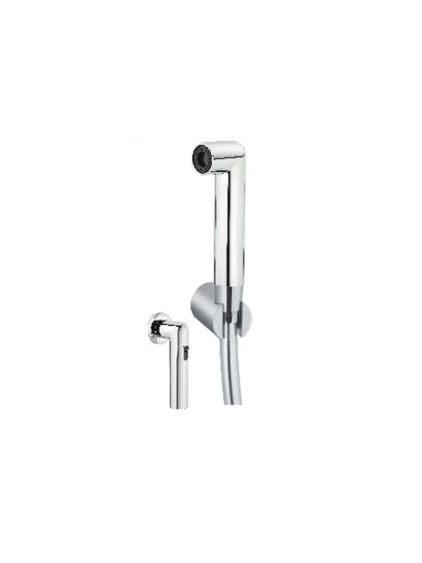Ganga Magnetic Chrome Finish Heavy PVC Health Faucet Shower 1 Mtr Tube With Abs Hook Ganga-8011