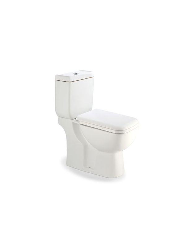 Glocera Two Piece Commode Studio P-180MM GG/FM/57001-Ivory