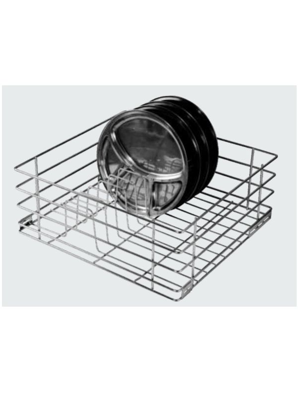 Hilife Stainless Steel Thali Basket Kitchen-TL-15x20x6-Inch-SS-202G