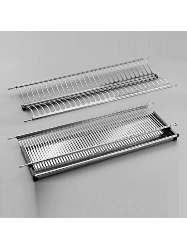 Iris Colors 34x10Inch Stainless Steel Glass and Plate Tray (Sheet)