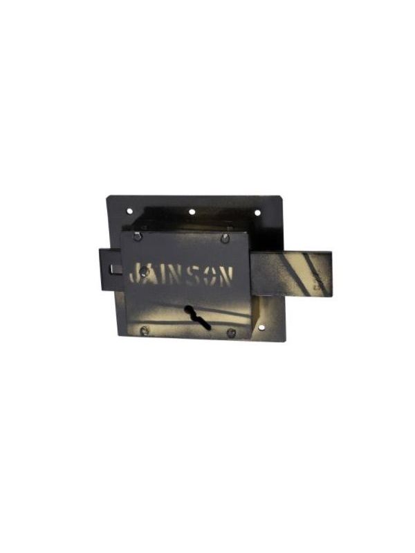 Jainson Big 3 Turn Big Godown Lock with 2 Keys-Paint Finish-155