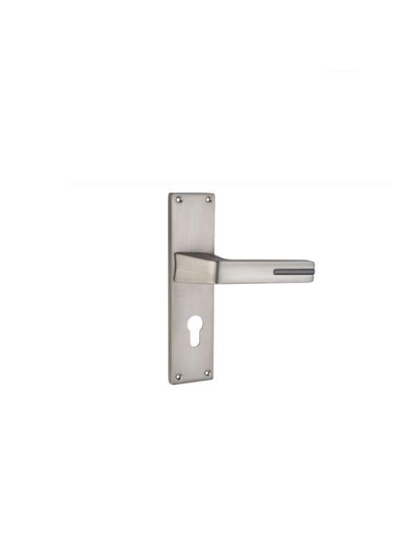 Jainson Saga Edge CY Mortise Handle Lock Combo Set-Stainless Steel with Black Finish-604
