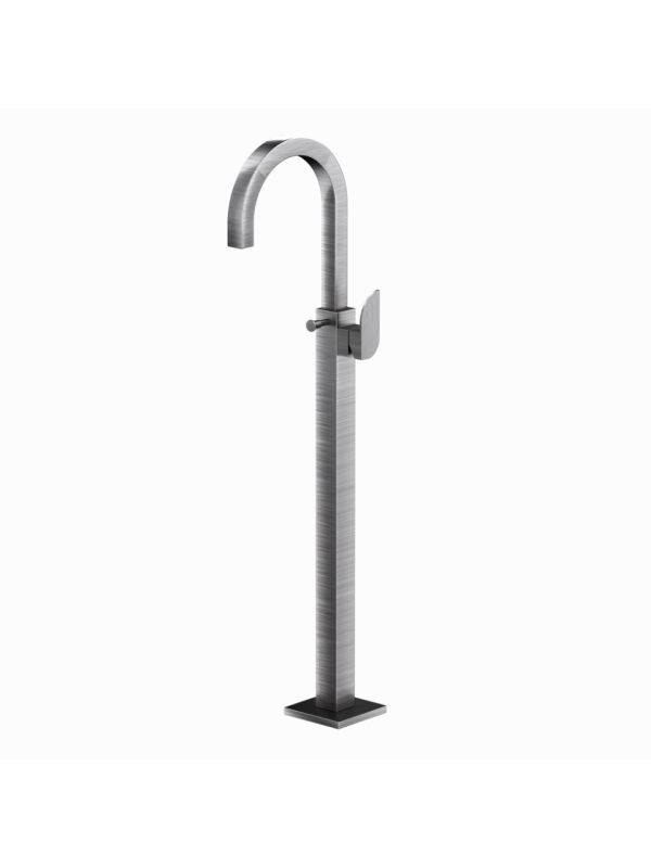 Jaquar Alive Exposed Parts of Floor Mounted Single Lever Bath Mixer Stainless Steel Finish - ALI-SSF-85121K