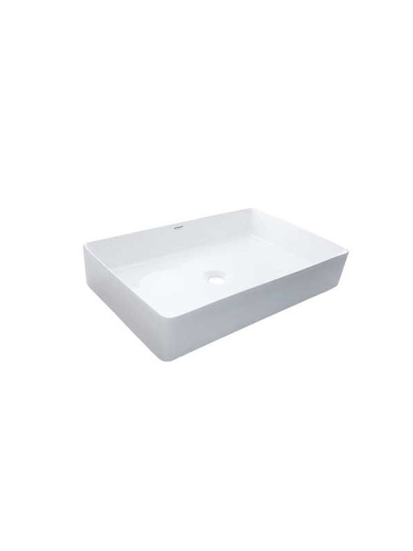 Somany Signature Collection Cryston 630x390x115mm White Over Counter Art Wash Basin Somany-Cryston-630x390x115