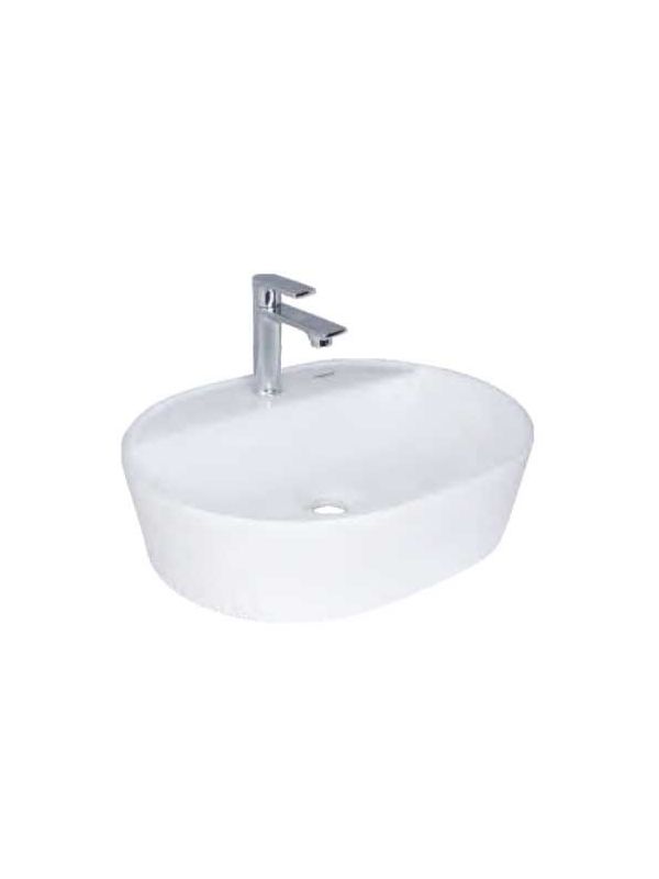 Somany Signature Collection Tifanny 500x380x120mm White Over Counter Art Wash Basin Somany-Tifanny-500x380x120