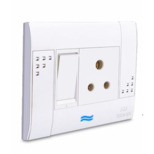 Cona Status Solo Snow White Cover Plate 18m Module Cona-10318