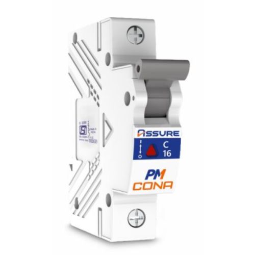 Cona Assure 63A C Type 240/415V SPN Miniature White Circuit Breakers Cona-23263-SPN