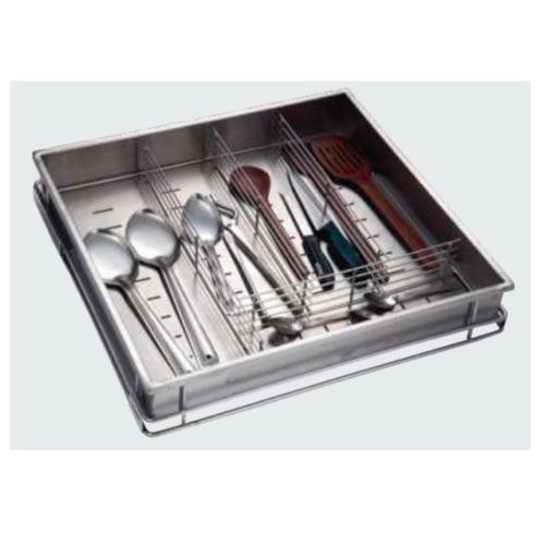 Hilife Stainless Steel Cutlery Basket Prime Kitchen-CTP-28x20x4-Inch-SS-304G