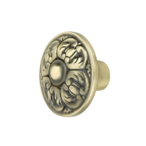 Niki Brass Natural Finish Cabinet Knob N-04-Big-BN