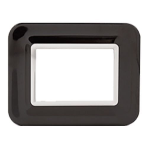 Anchor Roma Hue Cover Plate with Frame 12 Module Lamp Black 66812LBC