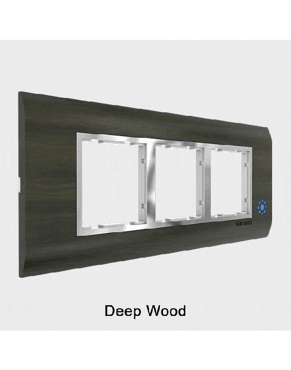 Girish Glisten Plus 3x5 Inch 6 Modular Plate - G 3843 - London Blue