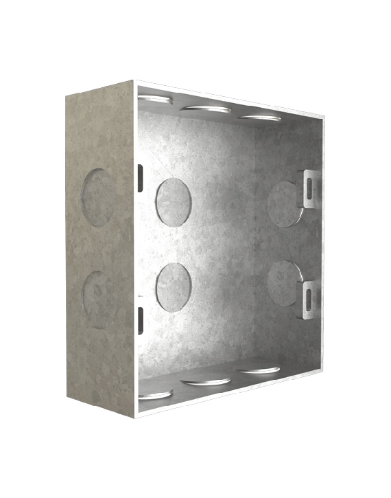 Girish Glisten 3x9 Inch 8 Modular Horizontal Concealed Metal Box - G 3755