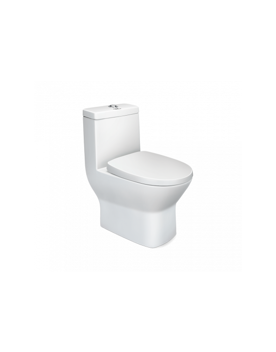 Hindware One Piece Commode Rene S-300MM 92088-White
