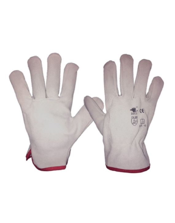 ACME Safe Well 10 Inch Natural Split Driving Glove-LG-605