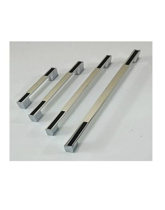 Aditi Enterprice White Metal 12" Cabinet Pull Handle-AEH-11-Satin-12