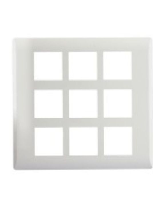 Havells Cover Plate Silver Coral Ebony 12 Module AHLPLCSV12