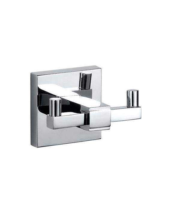 Jaquar Double Coat Hook Kubix Prime AKP-CHR-35761P