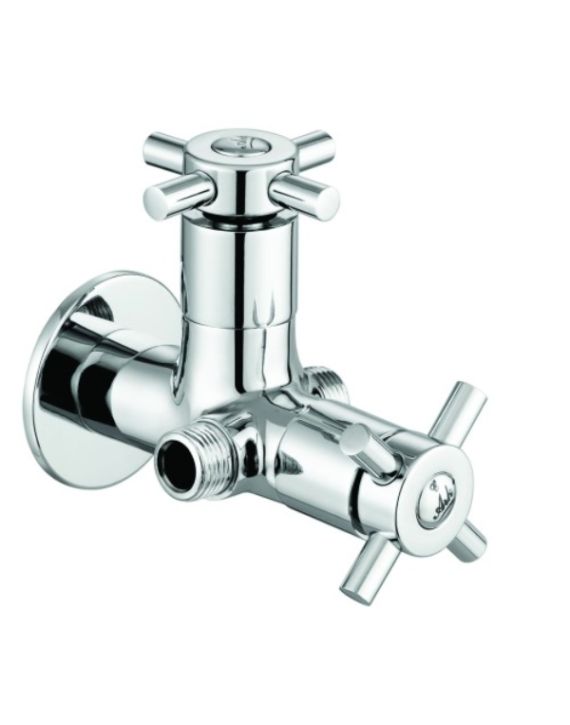 ARK Opera Ginger Chrome Finish 15mm Two Way Angle Cock 5472