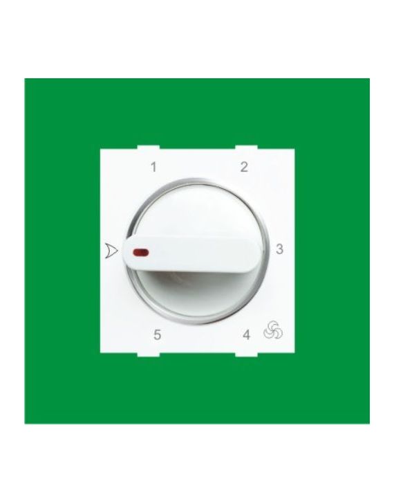 B'Five Marvella 5 Step Fan Regulator 2 Module Crome - B-032CR