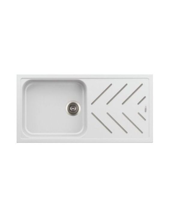Carysil Kitchen Sink New Beethoven D100L-Steel Inlays-Snova