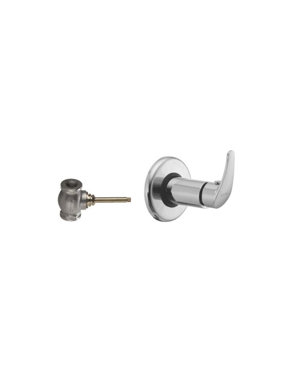 Cera Platinum Single Lever Stop Cock Exposed Part with Concealed Part-20mm Set Chrome-F1001351-F4050502