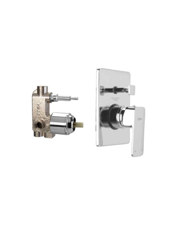 Cera Ruby 5-Way Single Lever Concealed Diverter System Consisting Of Exposed Part Set-Chrome-F1005711