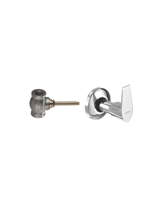 Cera Valentina Single Lever Stop Cock 20mm Consisting of Exposed & Concealed Part Set-F1013351-F4050502