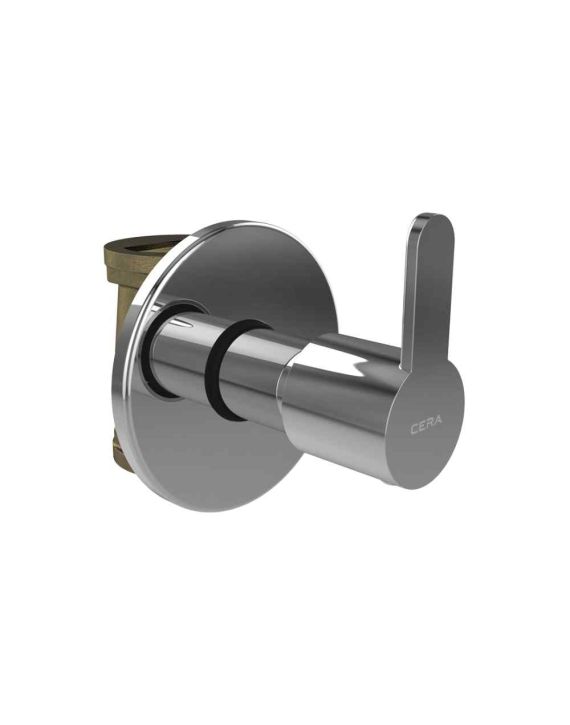 Cera Victor Single Lever Flush Cock Consisting Of Exposed and Concealed Part Set-Chrome-F1015751