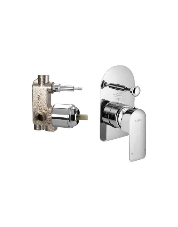 Cera Chelsea 5-way Single Lever Concealed Diverter System Consisting of Exposed Part Set Chrome-F1016711-F4020101