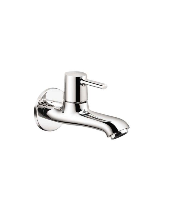 Cera Ripple Bib Cock With Wall Flange & Aerator-F1017151