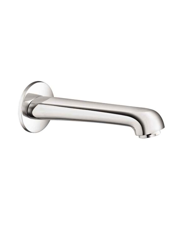 Cera Ripple Bath Tub Spout With Wall Flange-Chrome-F1017661
