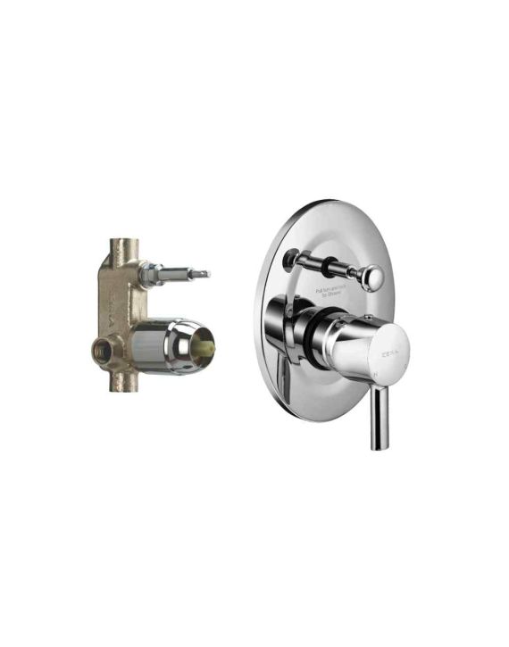 Cera Ripple Single Lever Concealed Diverter System Consisting of Exposed and Concealed Part Set-F1017701