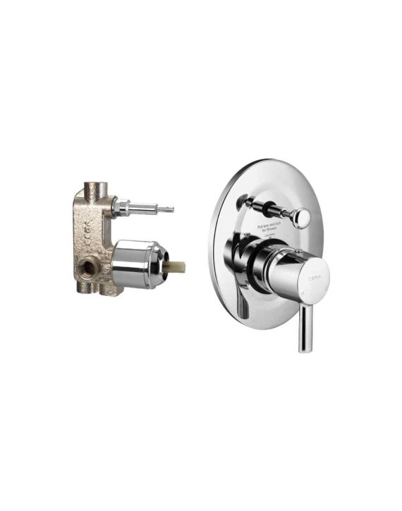 Cera Ripple 5-Way Single Lever Concealed Diverter System Consisting Of Exposed and Concealed Part Set-F1017711