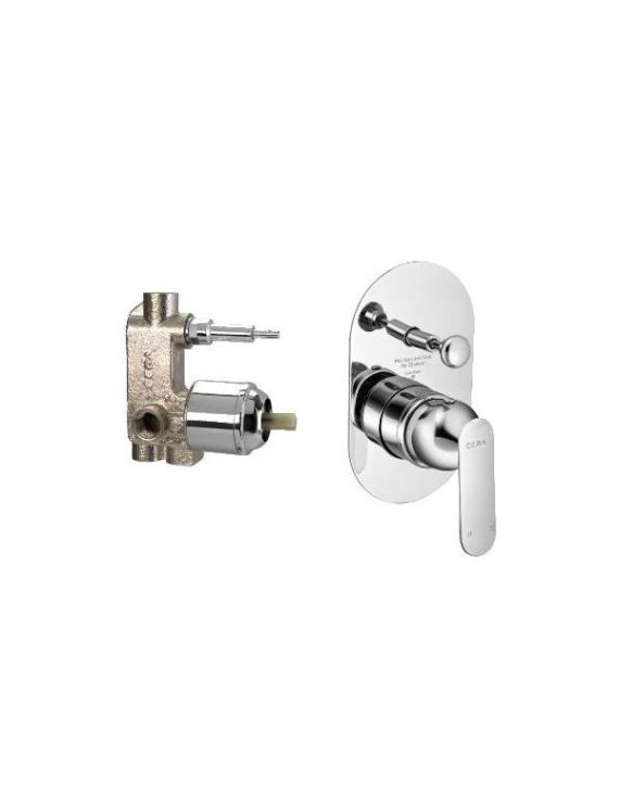 Cera Brooklyn 5-way (3 inlets + 2 outlets) Single Lever Exposed Part with Concealed Diverter System Set Chrome-F1018711