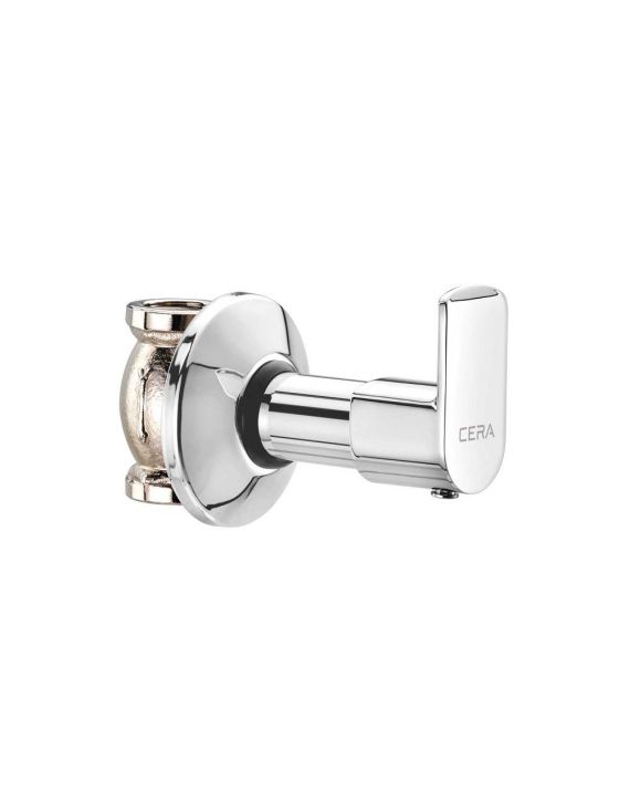 Cera Chromo Single Lever 15mm Concealed Stop Cock with Adjustable Wall Flange-F1019361-15mm