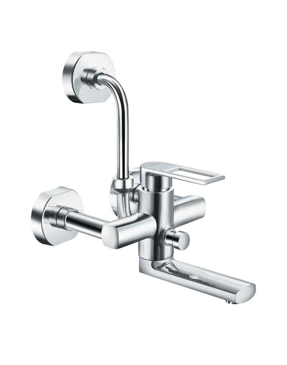 Cera Winslet Single Lever Wall Mixer With Bend Pipe for Overhead Shower-F1099411