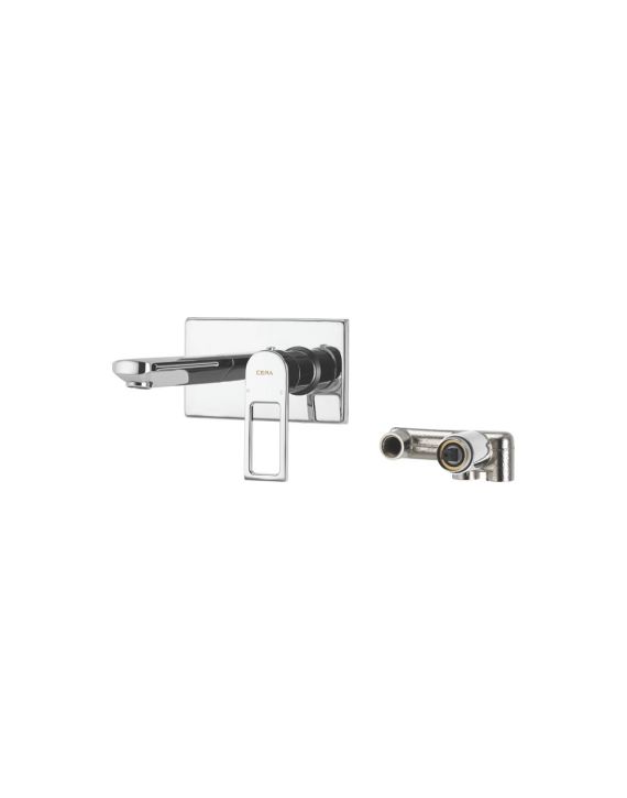 Cera Winslet Wall Mounted Single Lever Basin Mixer with Concealed Body Set Chrome-F1099473-F4065101