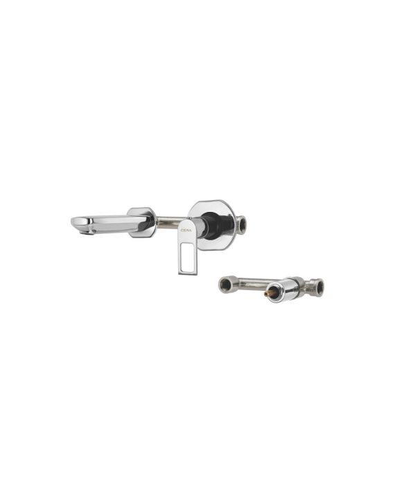 Cera Winslet Wall Mounted Basin Mixer with Concealed Body Set Chrome-F1099652-F4055101