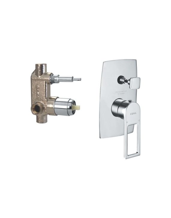Cera Winslet Single Lever Concealed Diverter System Consisting of Exposed Set Chrome-F1099702-F4010103