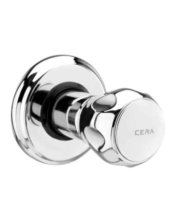 Cera Ocean Quarter Turn Concealed Stop Cock Consisting Of Exposed and 20mm Concealed Part Set-Chrome-F2006351