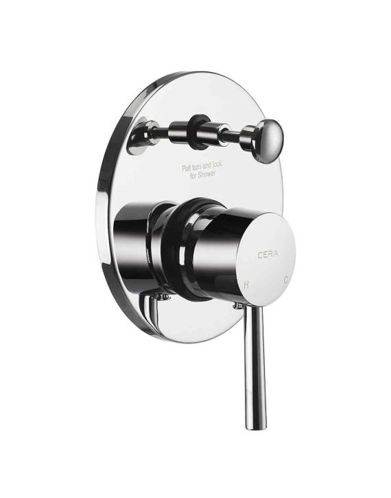 Cera Fountain High Flow Single Lever Concealed Diverter System Consisting of Exposed & Concealed Part Set-Chrome-F2013721