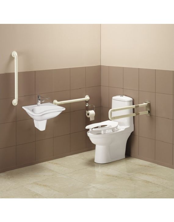 Cera Cruse Snow White 300mm S Trap One Piece EWC Soft Close Seat Cover Special Needs Range Cruse Set - S1013200