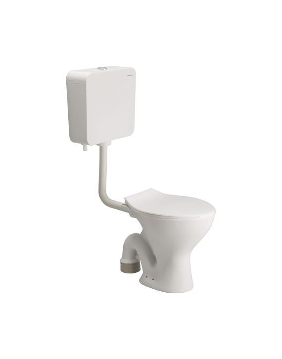 Cera Convenational Pro Snow White S Trap Floor Mounting EWCs Combo Pack (Twin Flush Cistern + Cajol Seat Cover) - S1059101