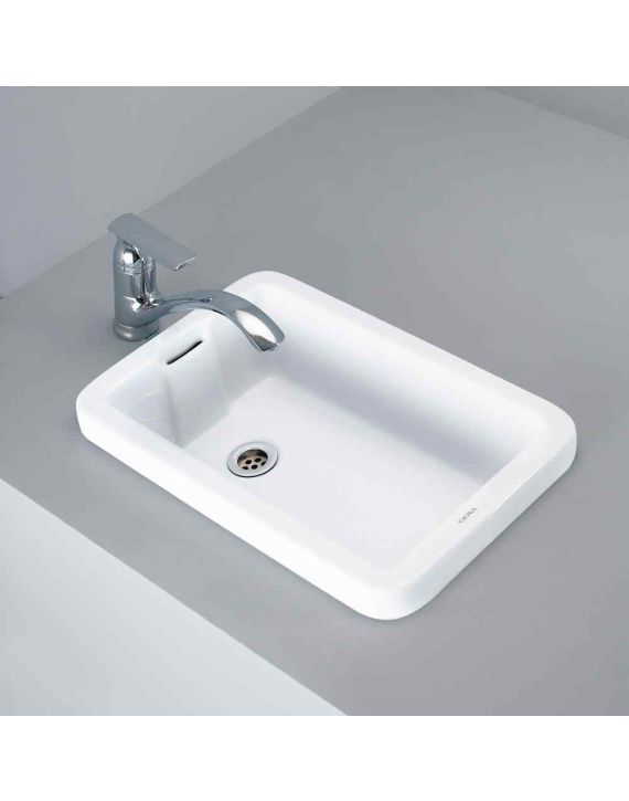 Cera Canter Snow White Ceramic Wash Basin 450x300x150mm-S6010101